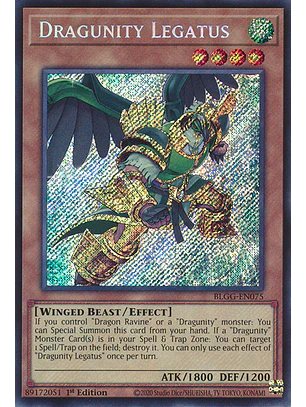 Dragunity Legatus - BLGG-EN075 - Secret Rare