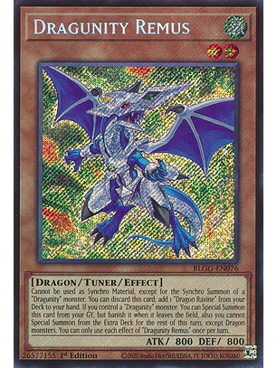 Dragunity Remus - BLGG-EN076 - Secret Rare