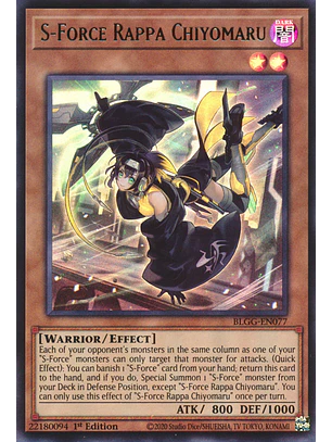 S-Force Rappa Chiyomaru - BLGG-EN077 - Ultra Rare
