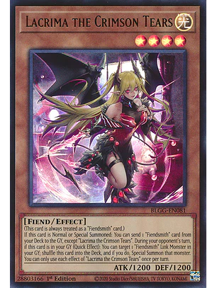 Lacrima the Crimson Tears - BLGG-EN081 - Ultra Rare