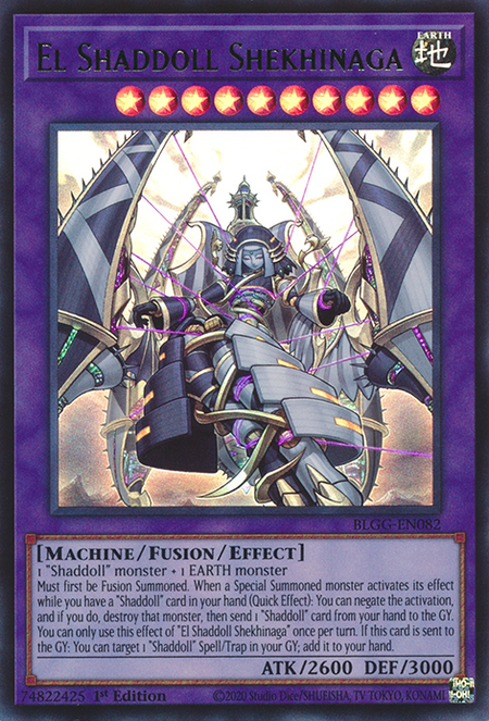 El Shaddoll Shekhinaga - BLGG-EN082 - Ultra Rare 1