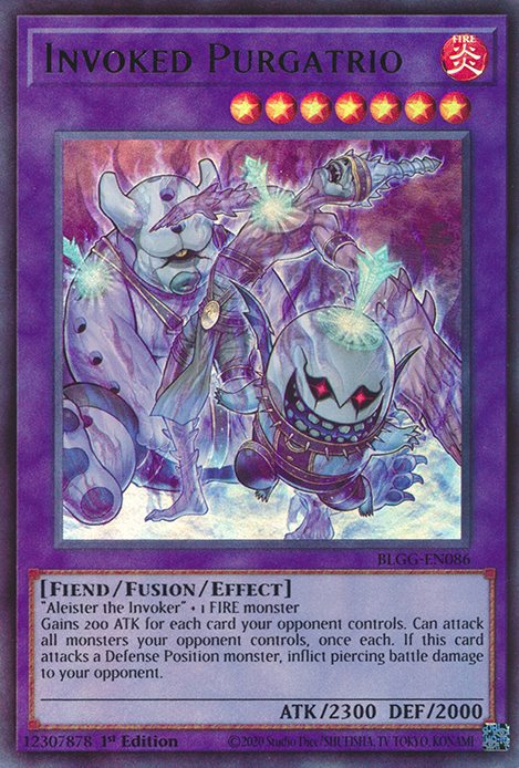Invoked Purgatrio - BLGG-EN086 - Ultra Rare 1