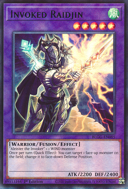 Invoked Raidjin - BLGG-EN085 - Ultra Rare 1