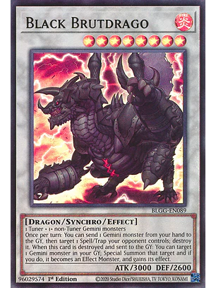 Black Brutdrago - BLGG-EN089 - Ultra Rare