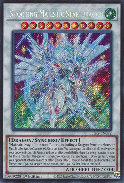 Shooting Majestic Star Dragon - BLGG-EN092 - Secret Rare 1