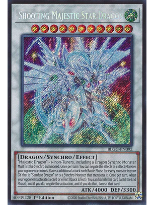Shooting Majestic Star Dragon - BLGG-EN092 - Secret Rare