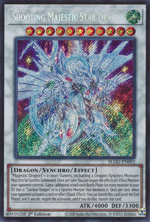 Shooting Majestic Star Dragon - BLGG-EN092 - Secret Rare