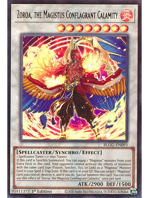 Zoroa, the Magistus Conflagrant Calamity - BLGG-EN093 - Ultra Rare