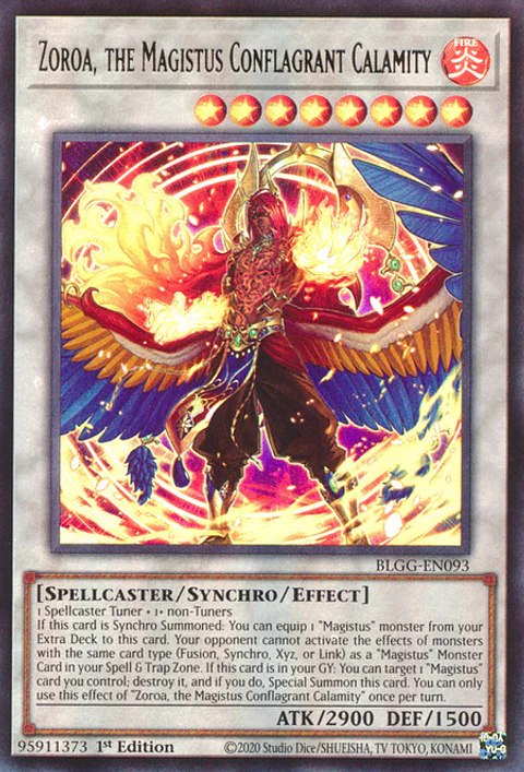 Zoroa, the Magistus Conflagrant Calamity - BLGG-EN093 - Ultra Rare