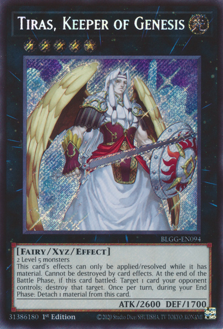 Tiras, Keeper of Genesis - BLGG-EN094 - Secret Rare 1