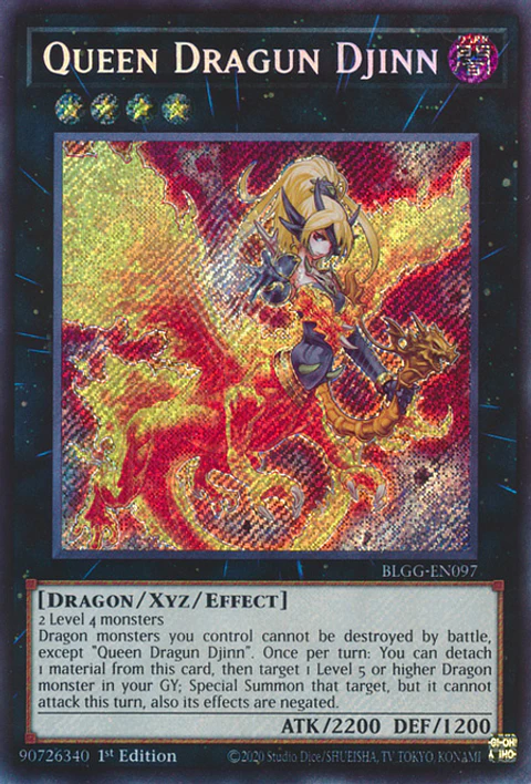 Queen Dragun Djinn - BLGG-EN097 - Secret Rare