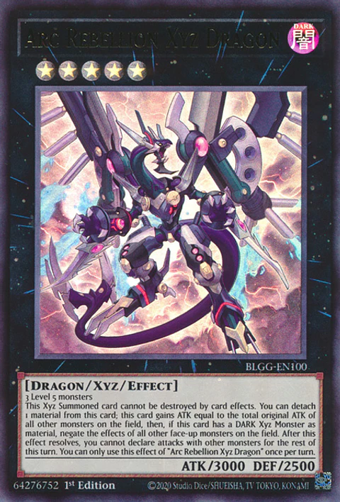 Arc Rebellion Xyz Dragon - BLGG-EN100 - Ultra Rare