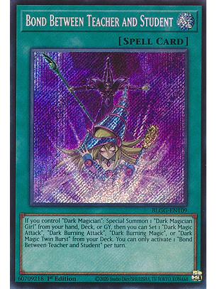 Bond Between Teacher and Student - BLGG-EN109 - Secret Rare