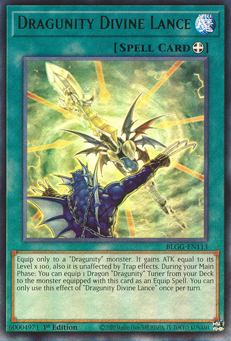Dragunity Divine Lance - BLGG-EN113 - Ultra Rare 1