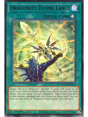Dragunity Divine Lance - BLGG-EN113 - Ultra Rare