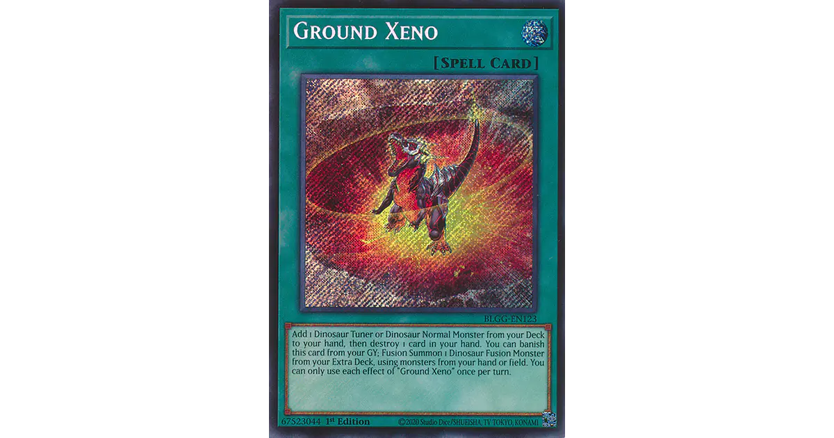 ground xeno yugioh card Yu-Gi-Oh! - Dueling Mirrors Yugioh [DUNE-AE117] Ground Xeno (Super