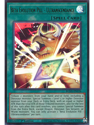 Beta Evolution Pill - Ultranscendance - BLGG-EN124 - Ultra Rare