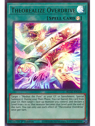 Theorealize Overdrive - BLGG-EN128 - Ultra Rare