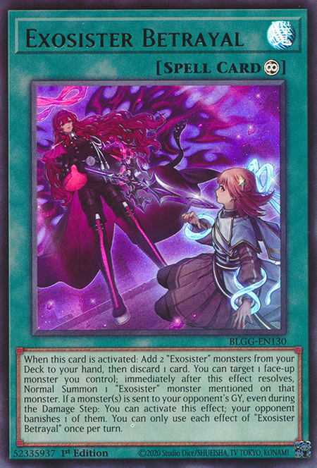Exosister Betrayal - BLGG-EN130 - Ultra Rare 1