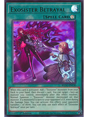 Exosister Betrayal - BLGG-EN130 - Ultra Rare