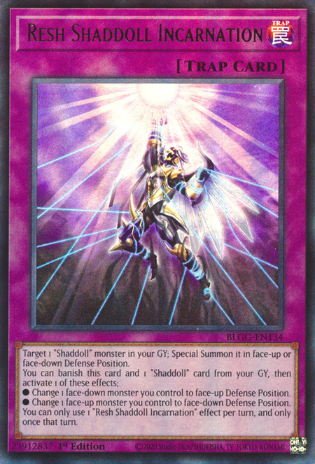 Resh Shaddoll Incarnation - BLGG-EN134 - Ultra Rare 1