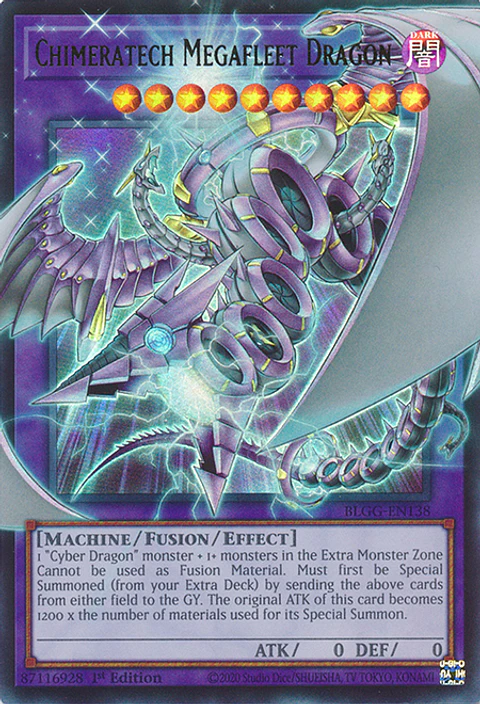 Chimeratech Megafleet Dragon - BLGG-EN138 - Ultra Rare