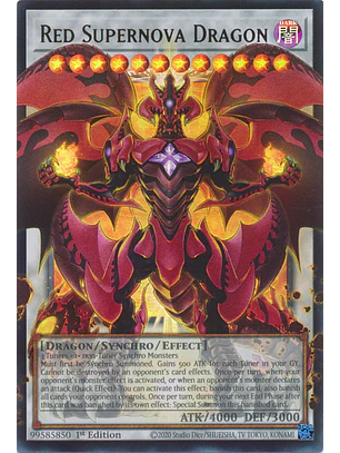 Red Supernova Dragon - BLGG-EN139 - Ultra Rare