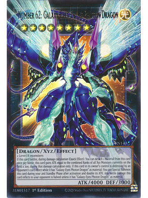 Number 62: Galaxy-Eyes Prime Photon Dragon - BLGG-EN140 - Ultra Rare