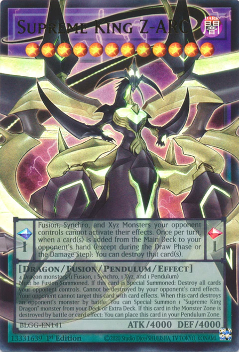 Supreme King Z-ARC - BLGG-EN141 - Ultra Rare
