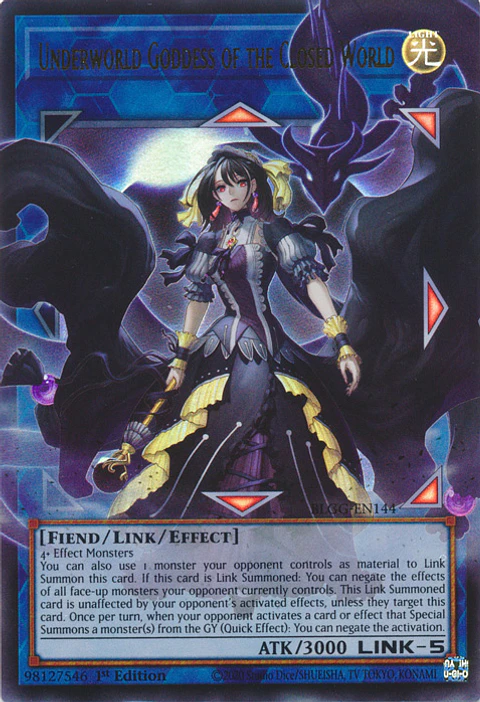 Underworld Goddess of the Closed World - BLGG-EN144 - Ultra Rare