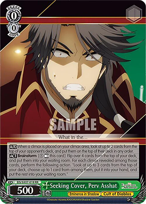 Seeking Cover, Perv Asshat - EIS/SX07-018 - RR