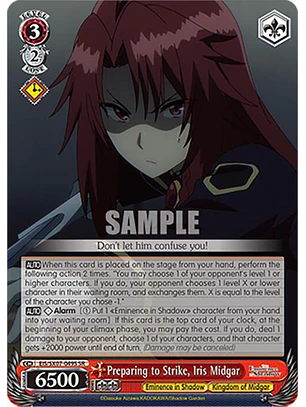 Preparing to Strike, Iris Midgar (SR) - EIS/SX07-049S - SR