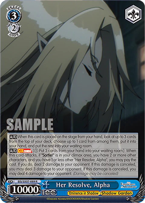 Her Resolve, Alpha - EIS/SX07-089 - R