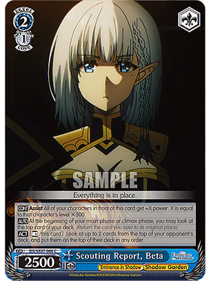 Scouting Report, Beta - EIS/SX07-066 - C