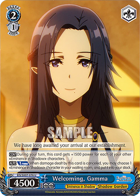 Welcoming, Gamma - EIS/SX07-076 - U