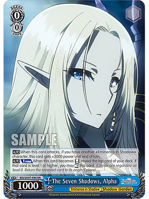 The Seven Shadows, Alpha - EIS/SX07-090 - RR