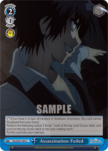 Assassination Foiled - EIS/SX07-094 - U 1