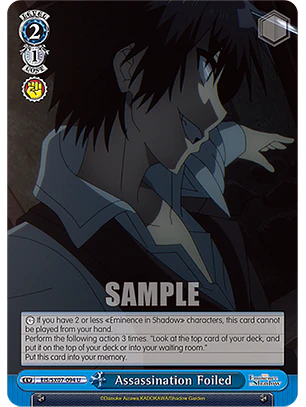 Assassination Foiled - EIS/SX07-094 - U
