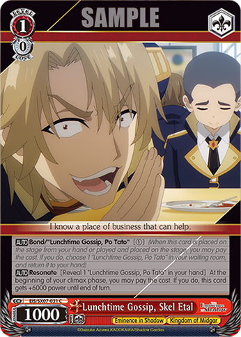 Lunchtime Gossip, Skel Etal - EIS/SX07-031 - C 1