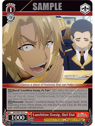 Lunchtime Gossip, Skel Etal - EIS/SX07-031 - C