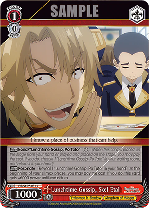 Lunchtime Gossip, Skel Etal - EIS/SX07-031 - C