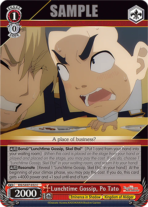 Lunchtime Gossip, Po Tato - EIS/SX07-032 - C