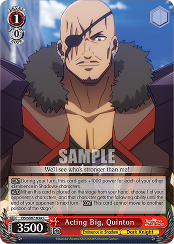 Acting Big, Quinton - EIS/SX07-034 - C 1