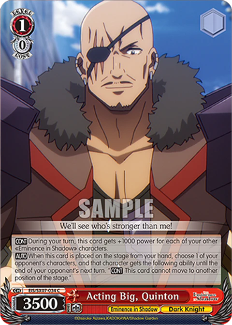 Acting Big, Quinton - EIS/SX07-034 - C