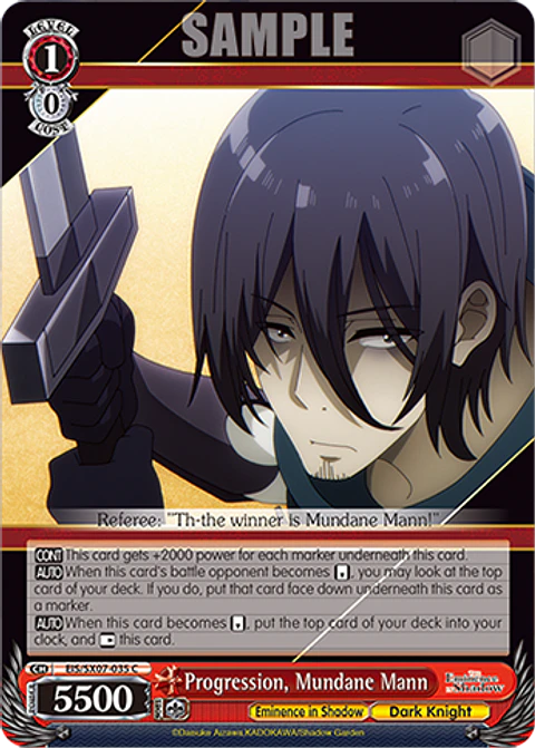 Progression, Mundane Mann - EIS/SX07-035 - C