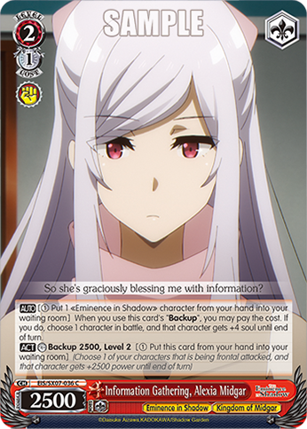 Information Gathering, Alexia Midgar - EIS/SX07-036 - C 1