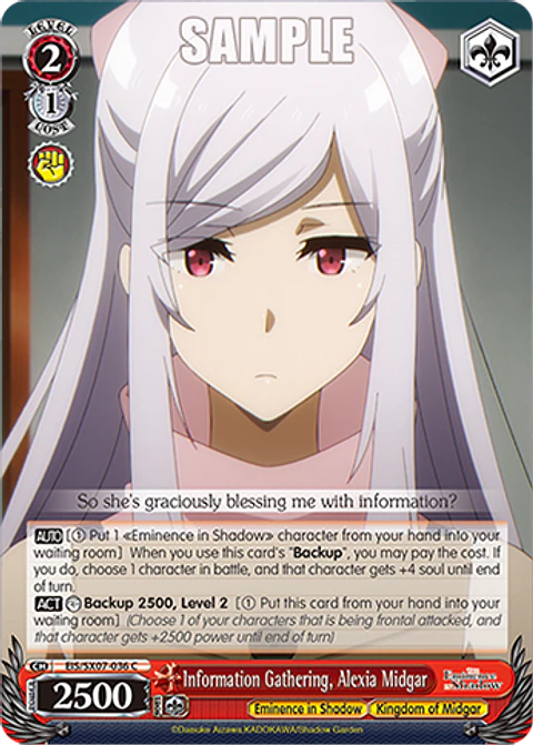 Information Gathering, Alexia Midgar - EIS/SX07-036 - C