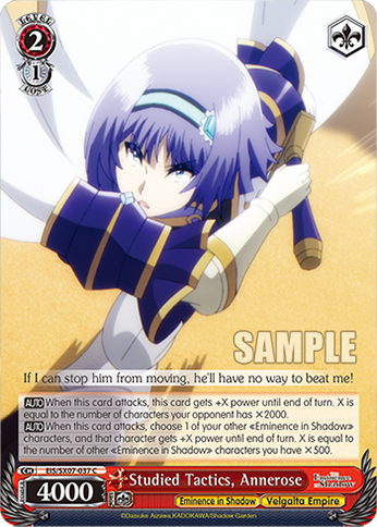Studied Tactics, Annerose - EIS/SX07-037 - C 1
