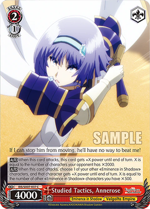 Studied Tactics, Annerose - EIS/SX07-037 - C