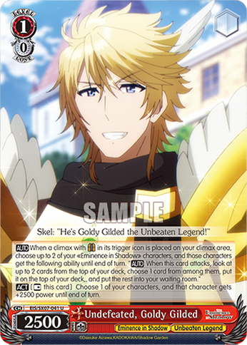 Undefeated, Goldy Gilded - EIS/SX07-041 - U 1